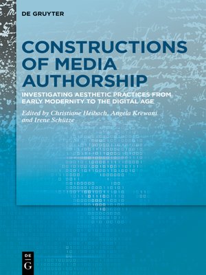 cover image of Constructions of Media Authorship